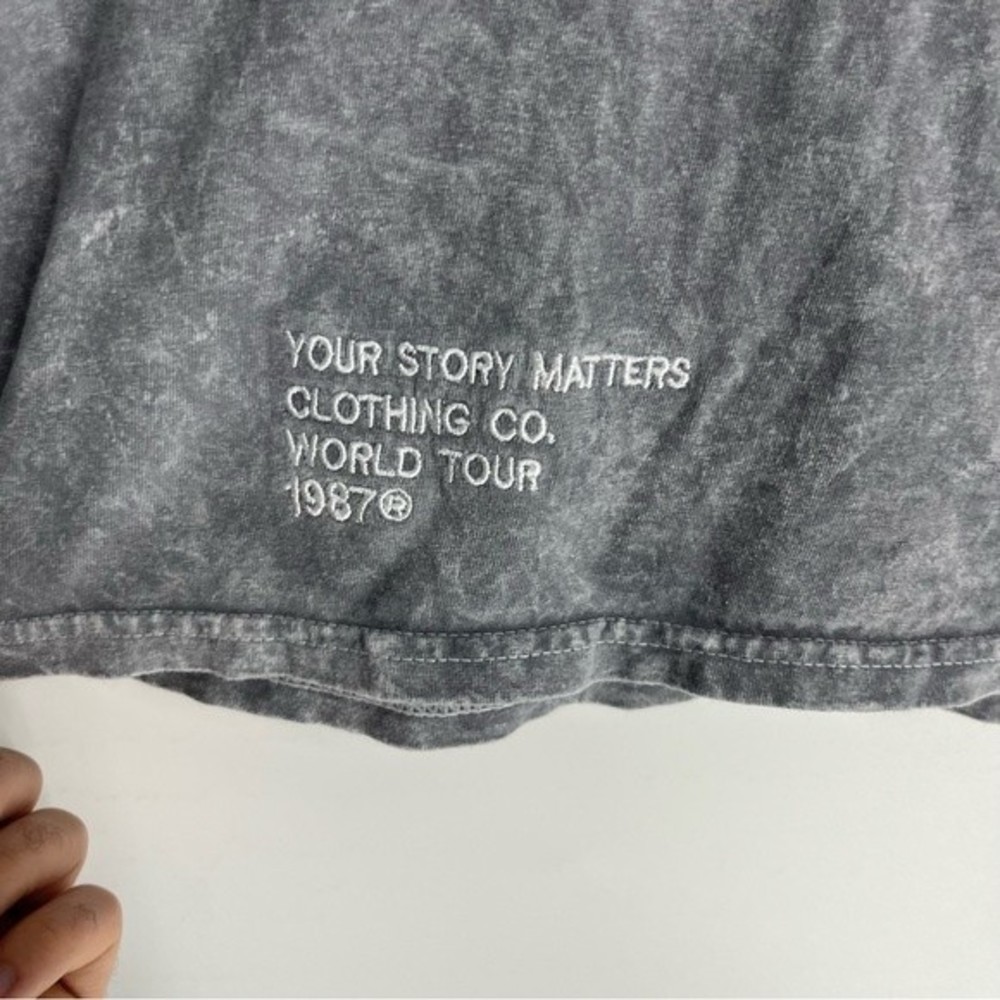 YSM Your Story Matters Shirt Mens Large Grey Green World Tour Concert Tie Dye - Picture 6 of 6